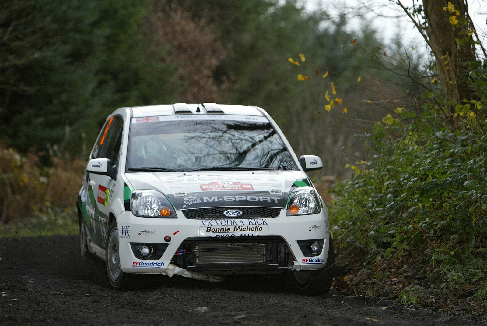 Barry Clark (GBR) - Scott Martin (GBR), Ford Fiesta ST [JWRC / FSTi]. Wales Rally GB, 1st-3rd Decemb