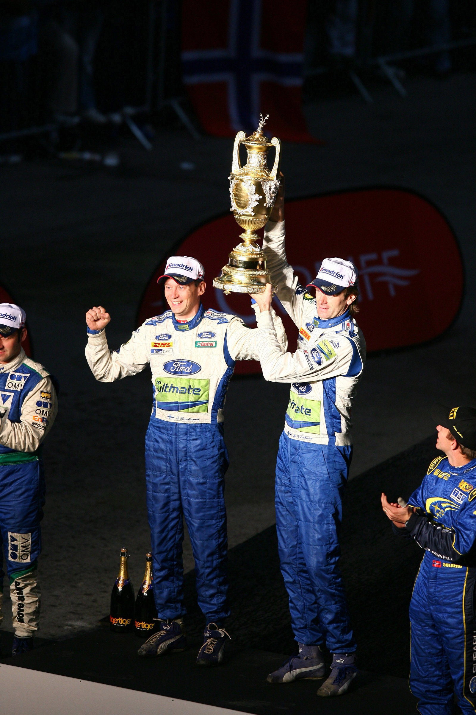 Marcus Gronholm (FIN) - Timo Rautiainen (FIN), Ford Focus WRC. Wales Rally GB, 1st-3rd December 2006
