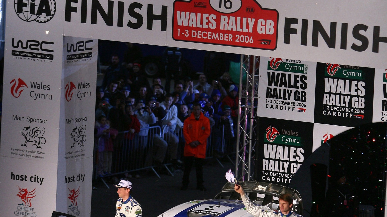 Marcus Gronholm (FIN) - Timo Rautiainen (FIN), Ford Focus WRC. Wales Rally GB, 1st-3rd December 2006