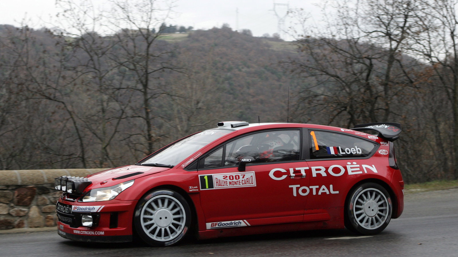 Rallye Automobile Monte-Carlo, 18-20 January 2007 Sebastien Loeb (fra) Daniel Elena (mc) Citroen C4 