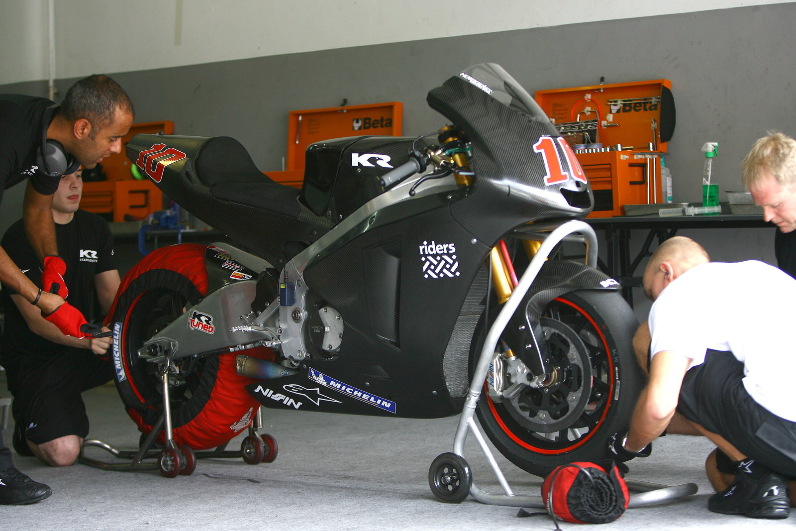 Roberts` Honda, Sepang MotoGP test, January 2007