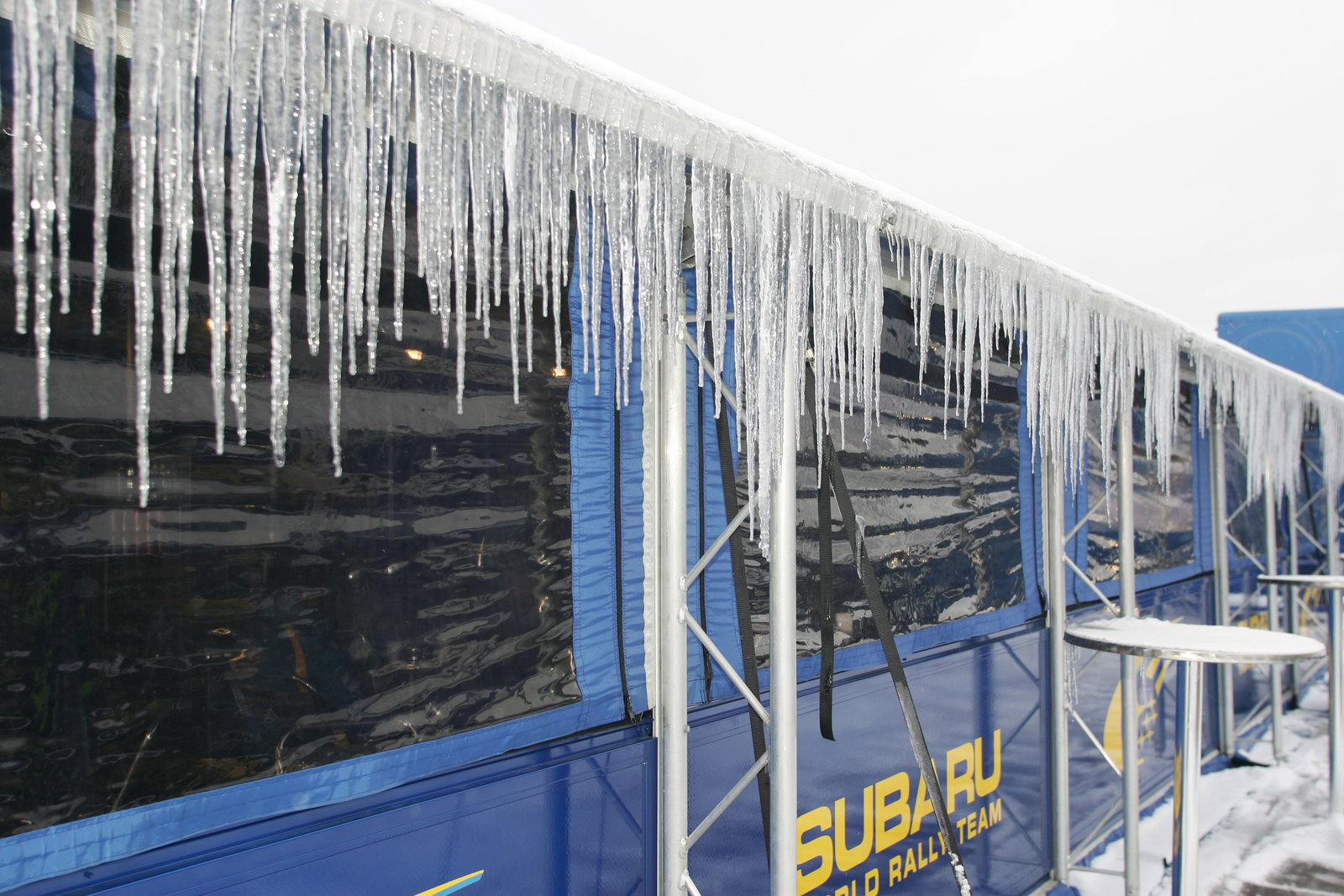 Subaru hospitality. Swedish Rally, 8-11th February 2007.