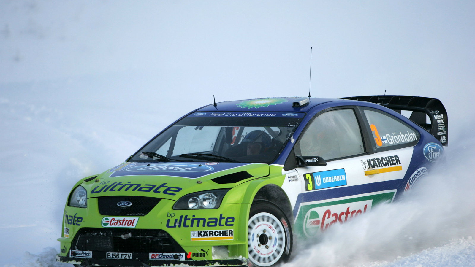 Marcus Gronholm (FIN) / Timo Rautiainen (FIN), BP Ford Focus RS WRC 06. Swedish Rally, 8-11th Februa