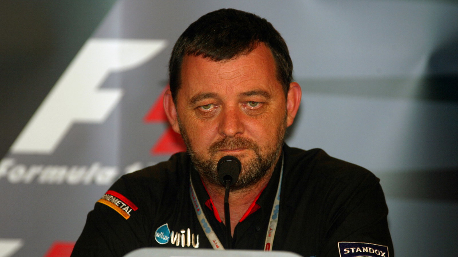 Paul Stoddart at the Friday FIA press conference at Indianapolis