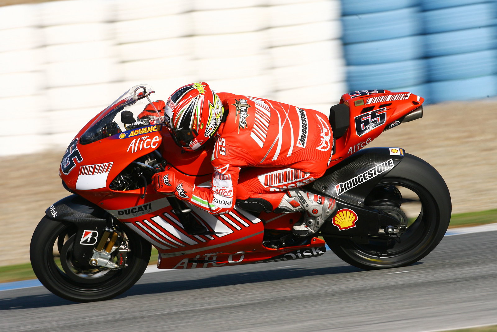 Capirossi, Jerez MotoGP Test February 2007