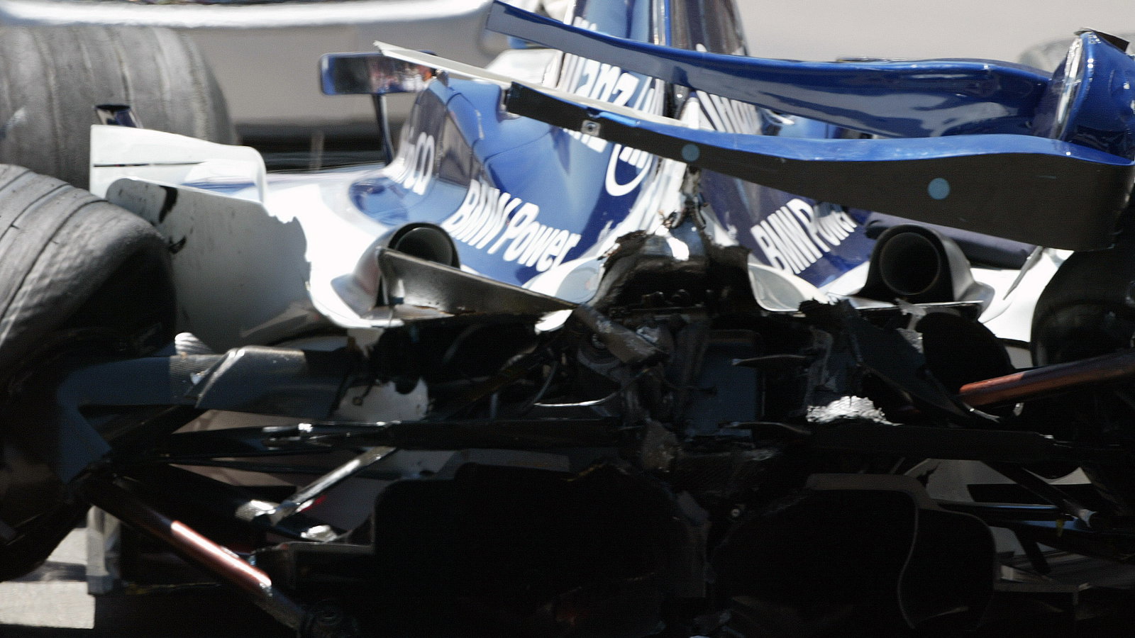 Ralf Schumacher, BMW Williams F1 accident at the US GP