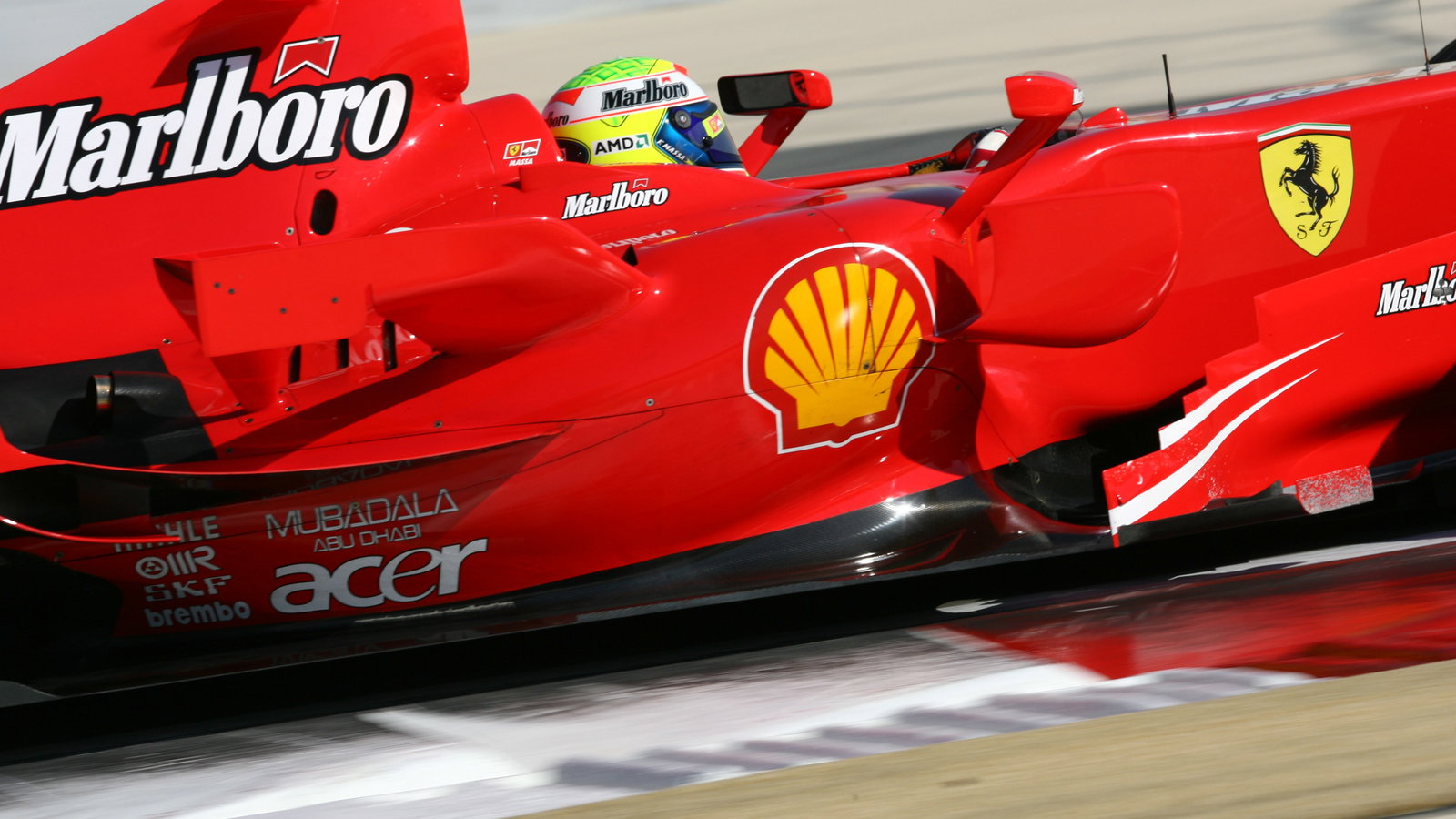Felipe Massa (BR), Ferrari. Bahrain Test, Bahrain (22/02/2007).