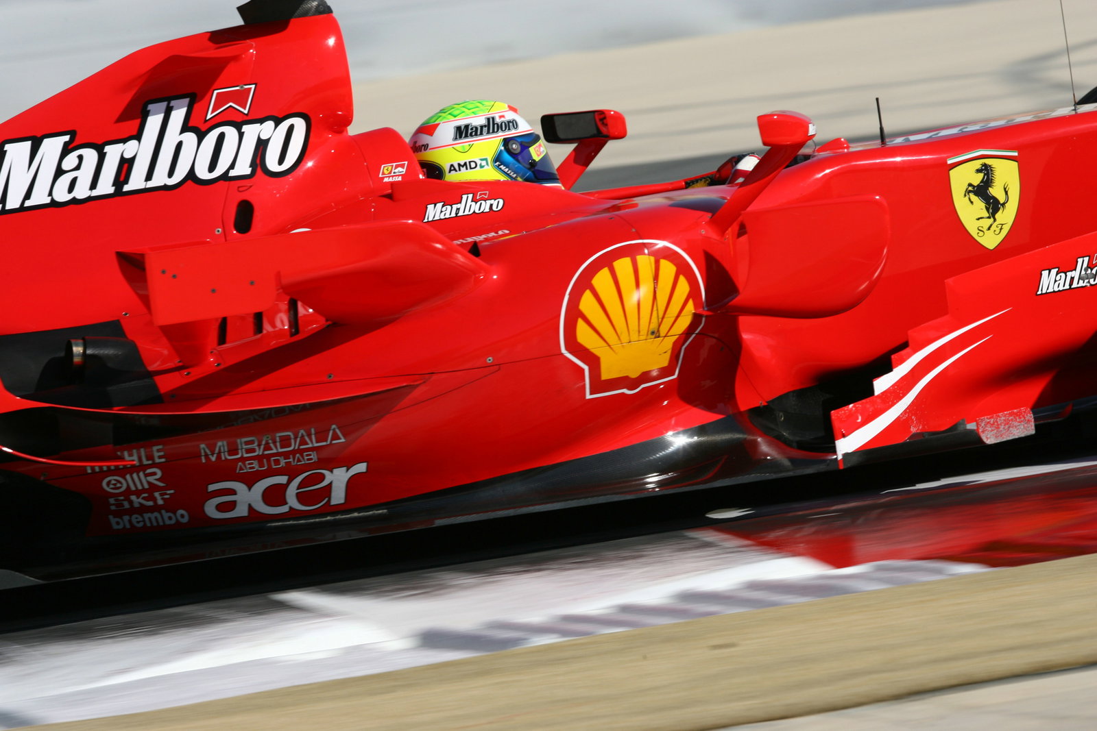 Felipe Massa (BR), Ferrari. Bahrain Test, Bahrain (22/02/2007).