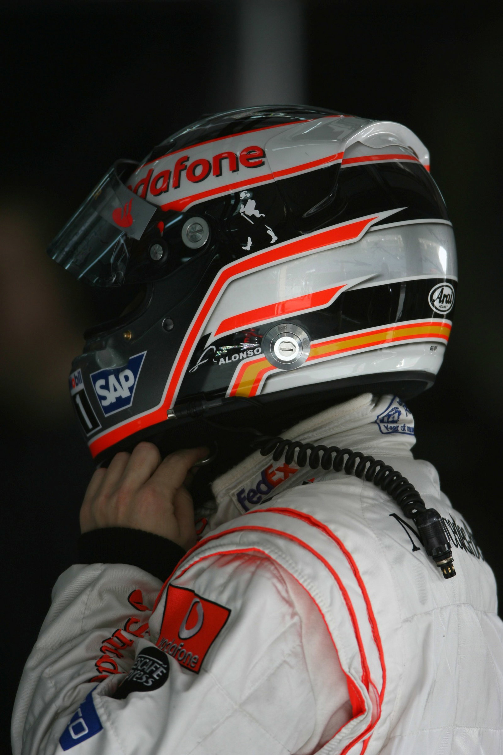 Fernando Alonso (E), McLaren Mercedes. Bahrain Test, Bahrain (22/02/2007).