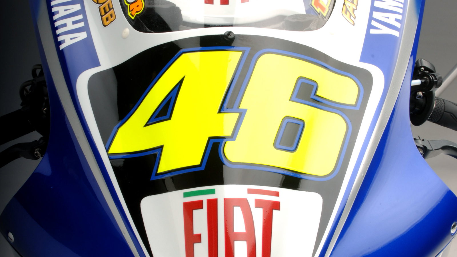 Rossi`s Yamaha M1, Fiat Yamaha launch 2007