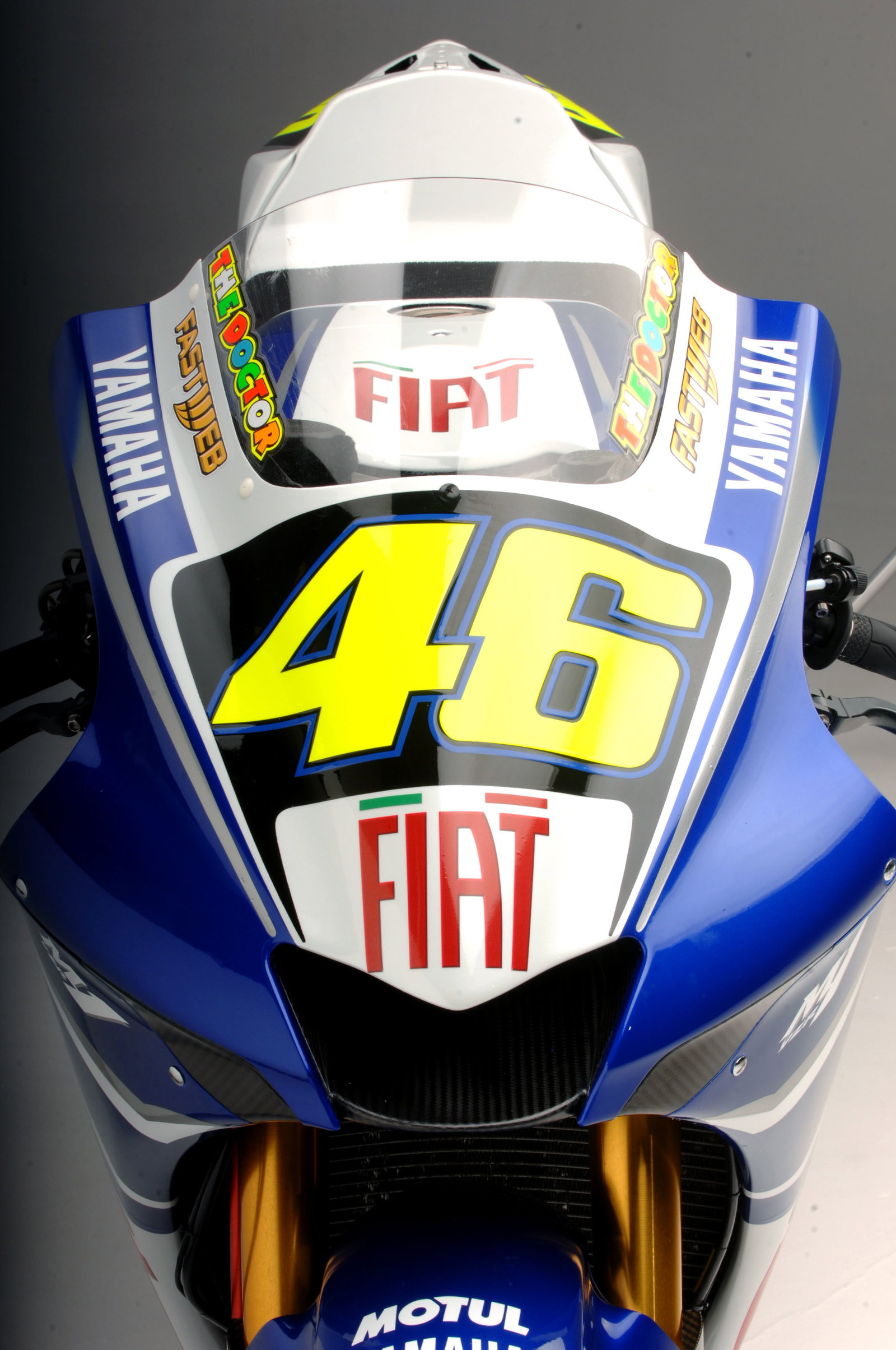 Rossi`s Yamaha M1, Fiat Yamaha launch 2007