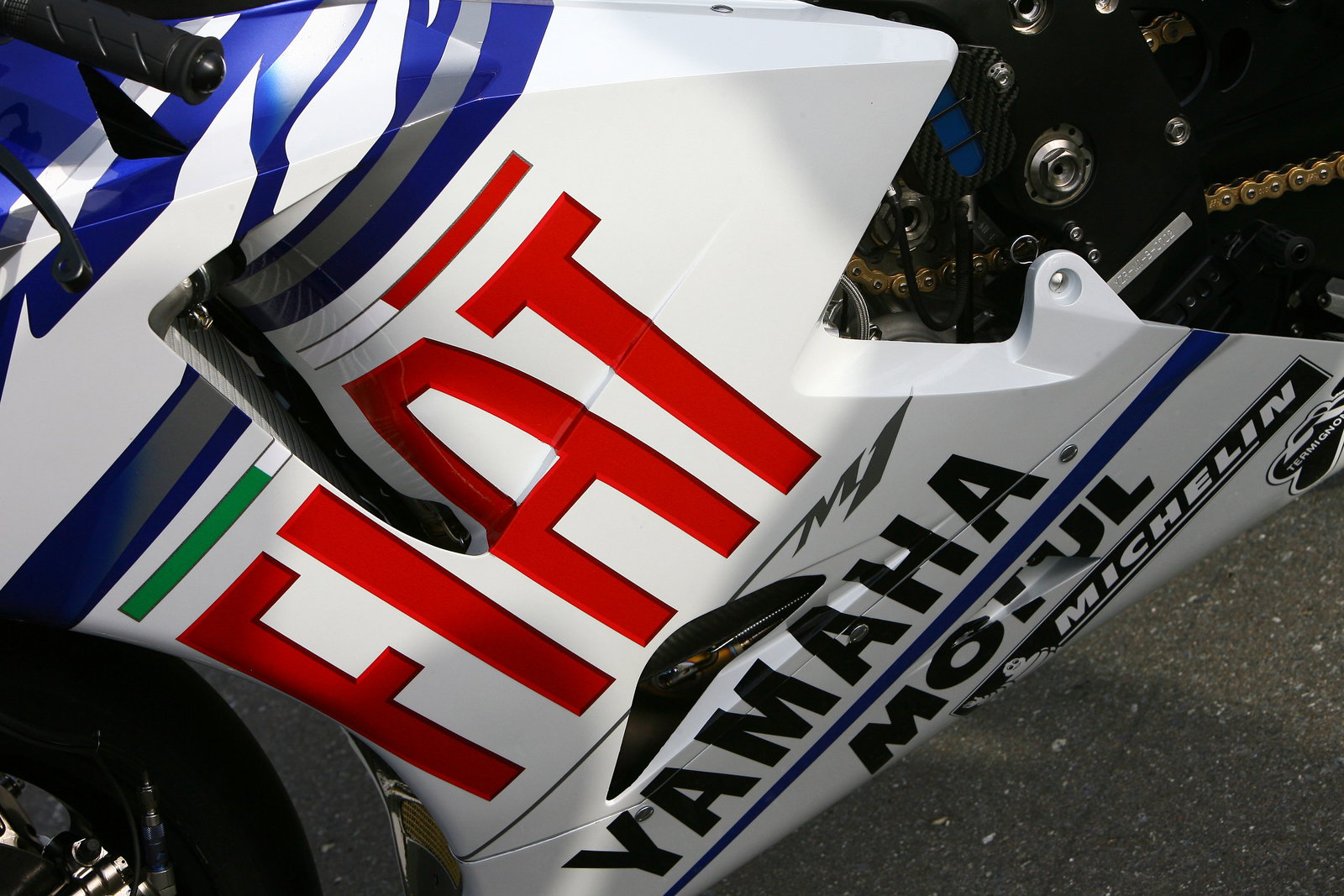 Rossi`s Yamaha M1, Qatar MotoGP 2007