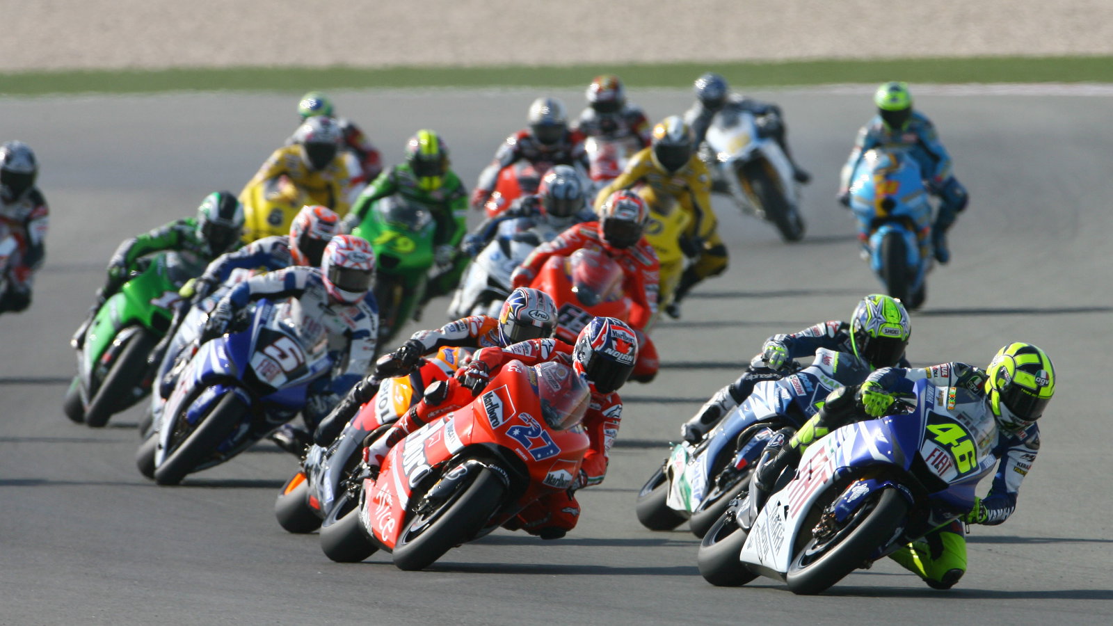 Start, Qatar MotoGP Race 2007