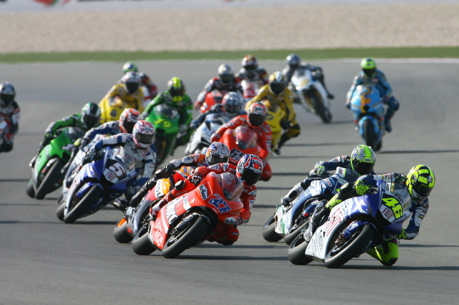 Start, Qatar MotoGP Race 2007