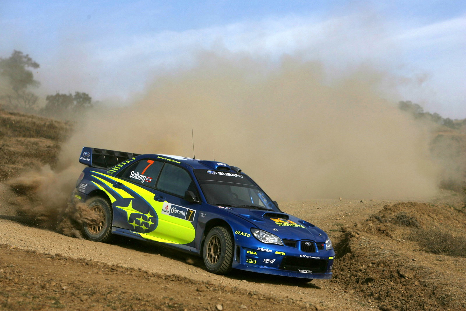 Petter Solberg (NOR) / Phil Mills (GBR), Subaru WRT Impreza WRC 2007. Rally Mexico, 8-11th March 200