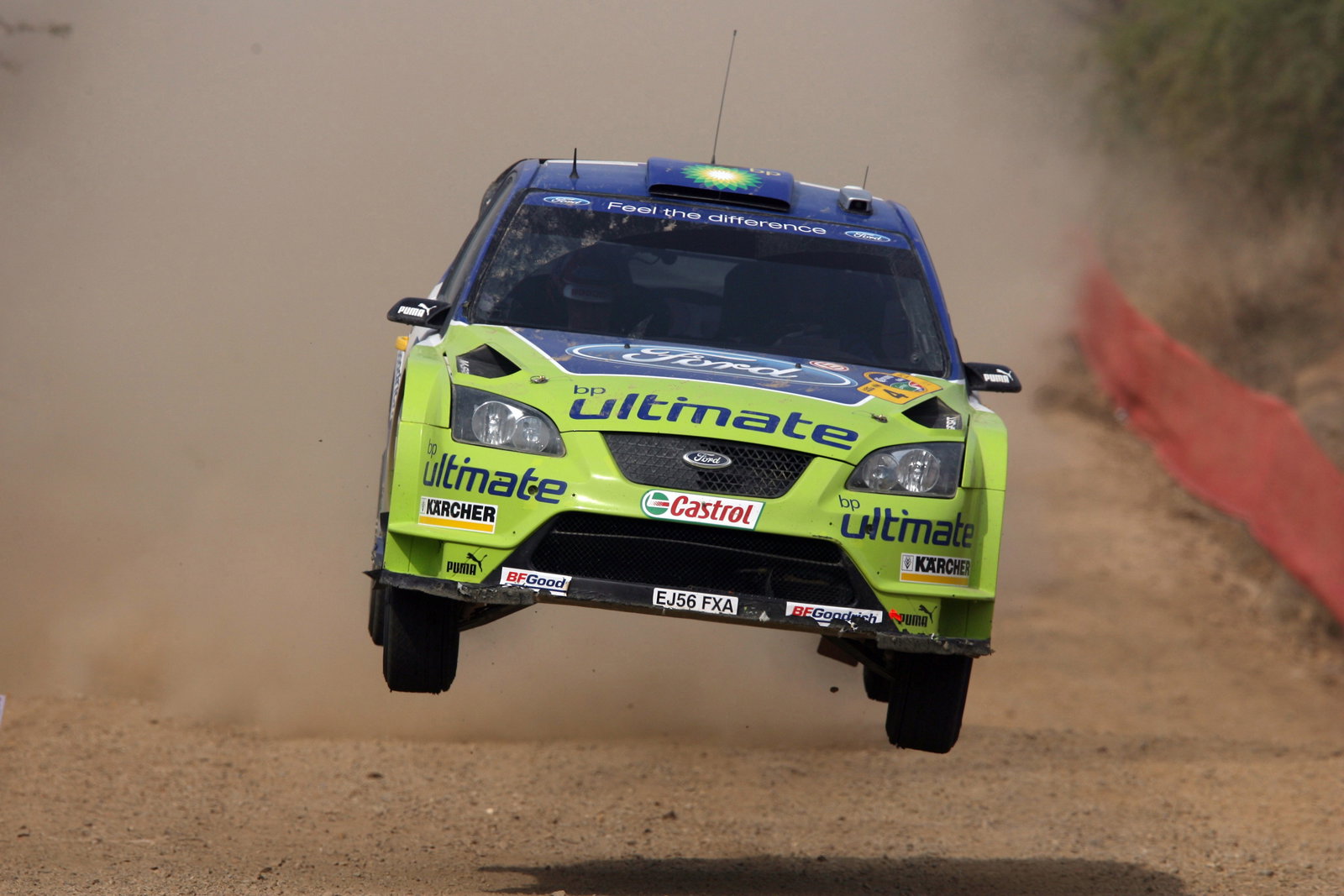 Mikko Hirvonen (FIN) / Jarmo Lehtinen (FIN), BP Ford Focus RS WRC 06. Rally Mexico, 8-11th March 200