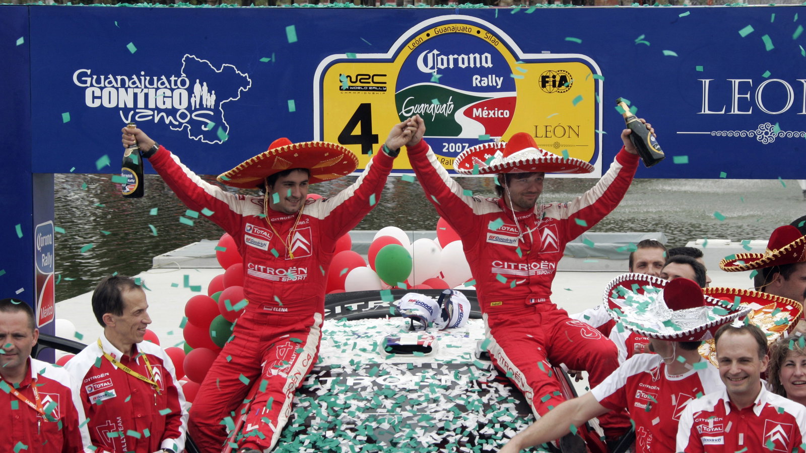 Sebastien Loeb (FRA) / Daniel Elena (MC), Citroen Total WRT C4 WRC. Rally Mexico, 8-11th March 2007.