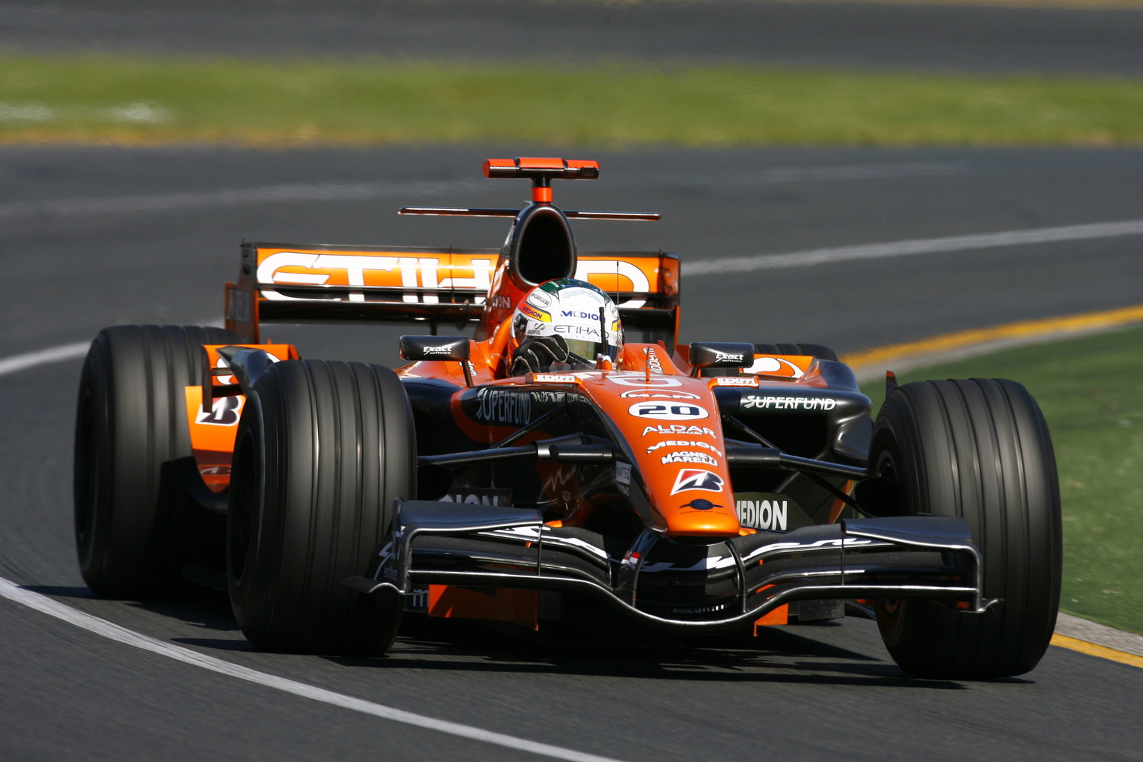 Adrian Sutil (GER) Etihad Aldar Spyker Formula One Team F8-V11, Australian F1 Grand Prix, Albert Par