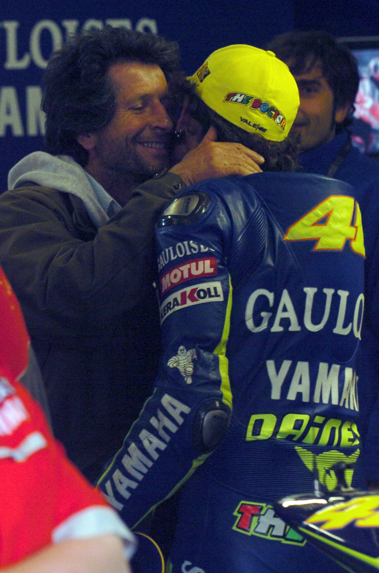 Graziano and Valentino Rossi, Dutch MotoGP, 2004