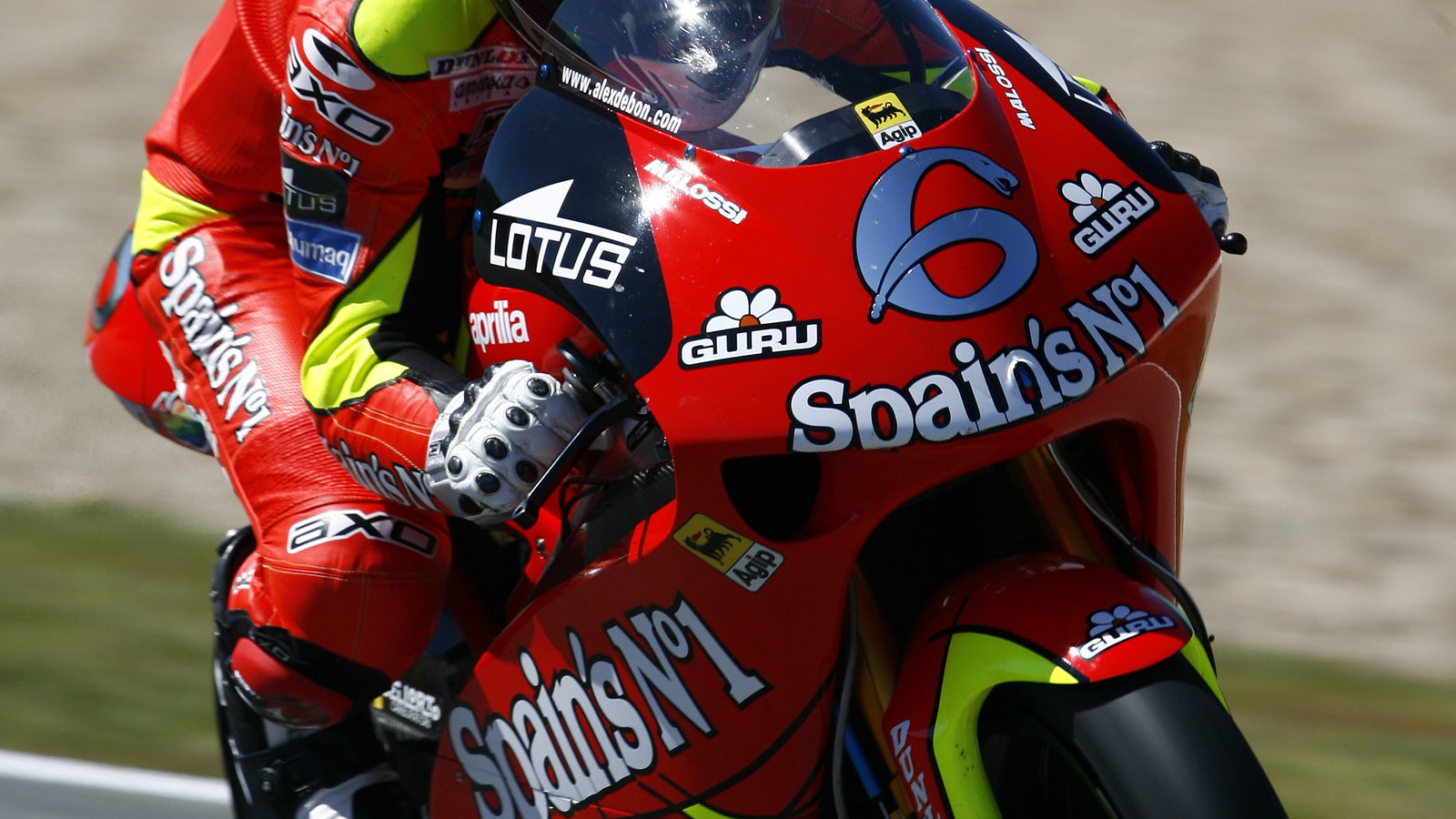 Alex Debon (ESP), Fortuna Aprilia, Aprilia, 6, 2007 250 Grand Prix World Championship,