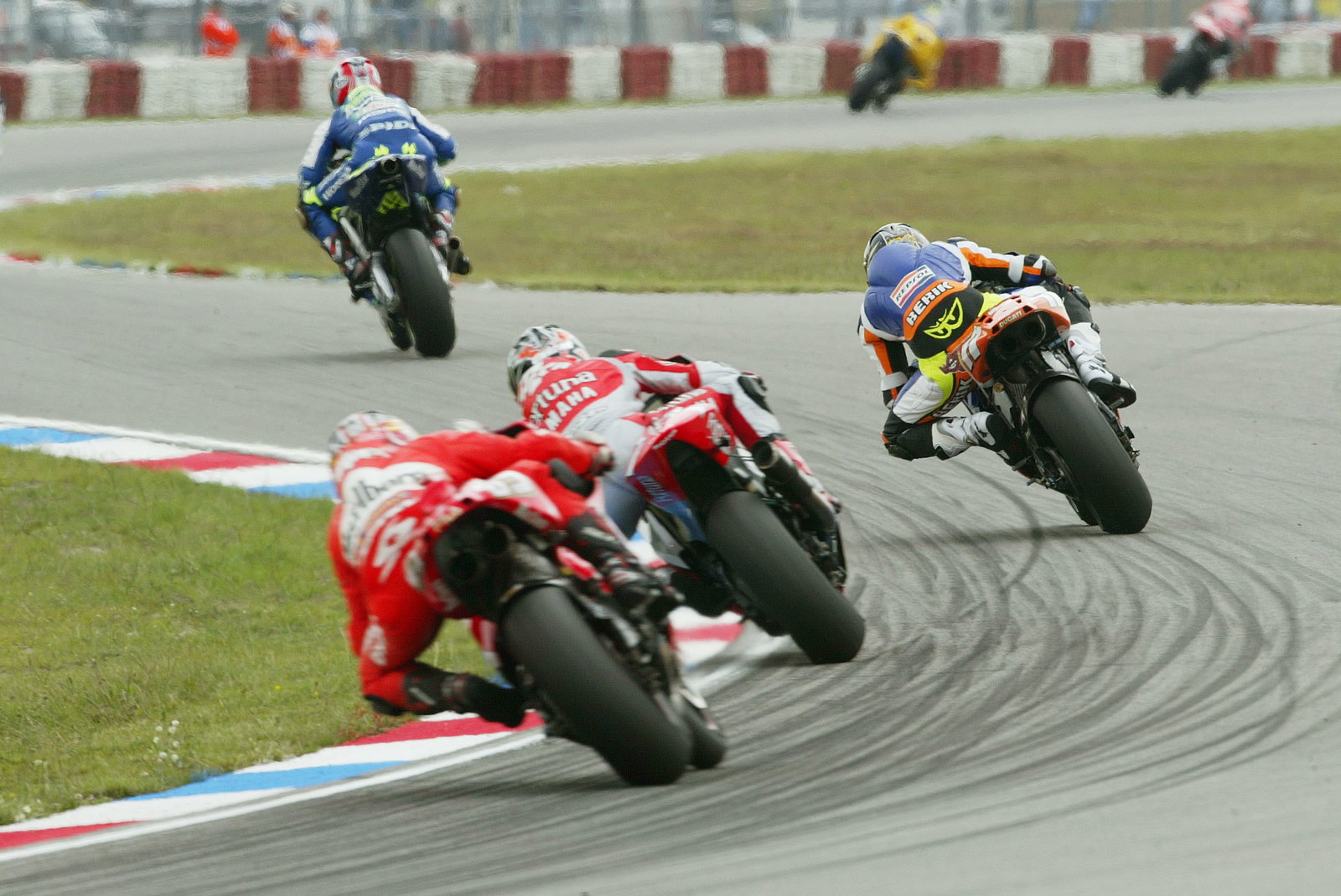 Hodgson, Checa, Capirossi, Dutch MotoGP Race, 2004