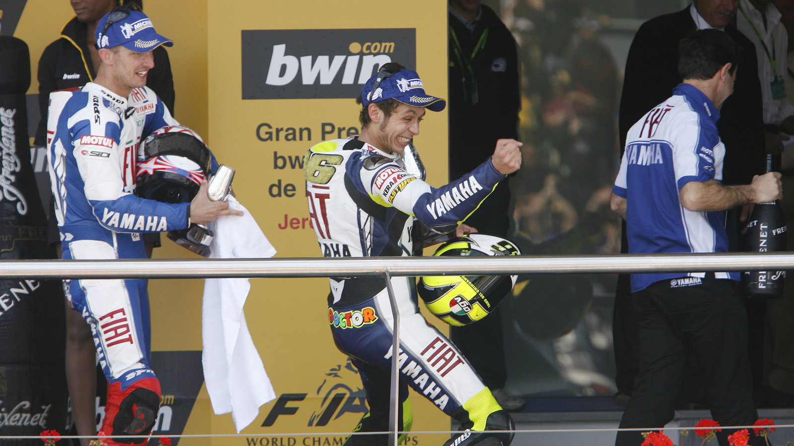 Valentino Rossi (ITA), Yamaha Factory Racing Team, Yamaha M1, 46, 2007 MotoGP World Championship,