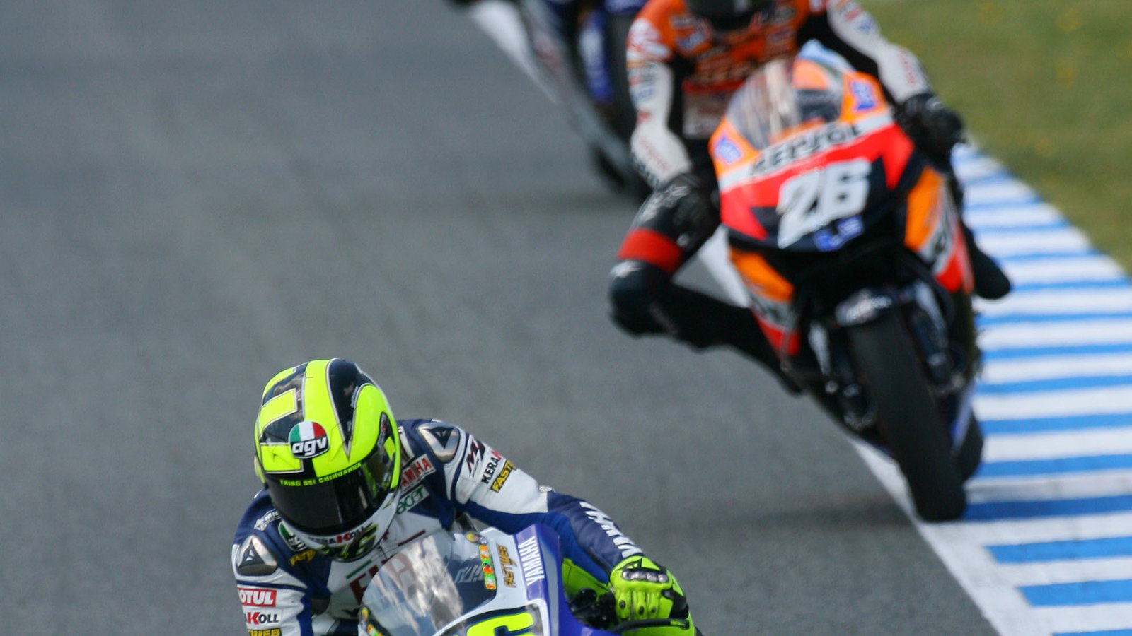 Valentino Rossi (ITA), Yamaha Factory Racing Team, Yamaha M1, 46, 2007 MotoGP World Championship,