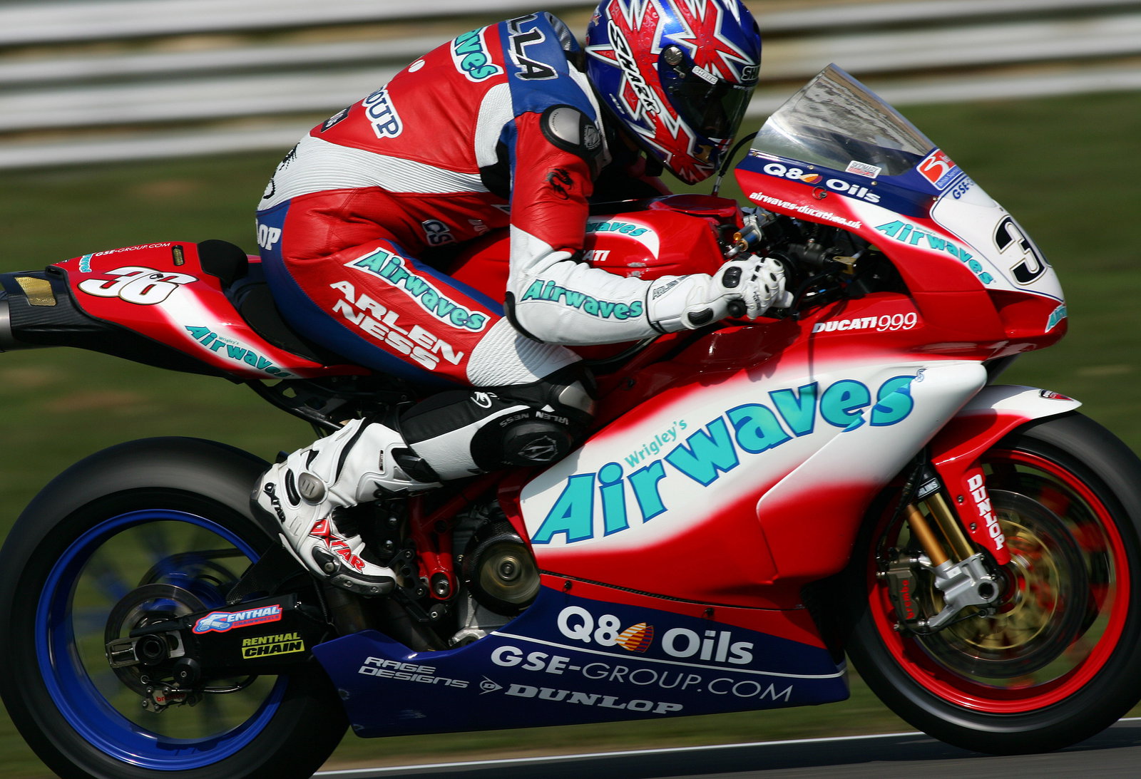 Gregorio Lavilla (ESP), Airwaves Ducati, 999F07, 36, Superbike