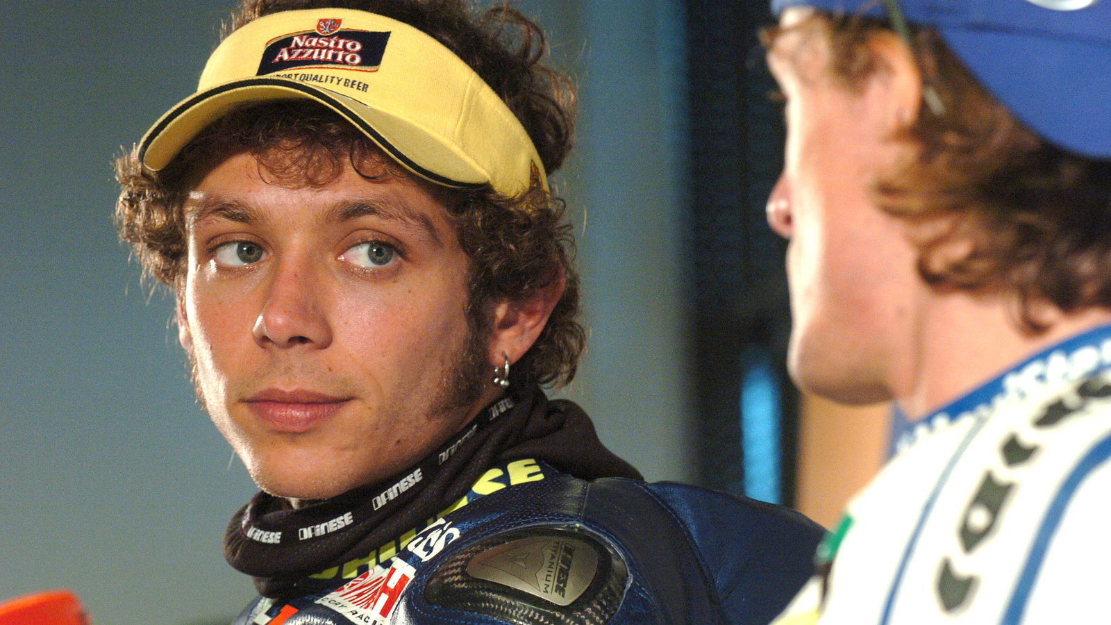 Rossi and gibernau, Dutch MotoGP, 2004