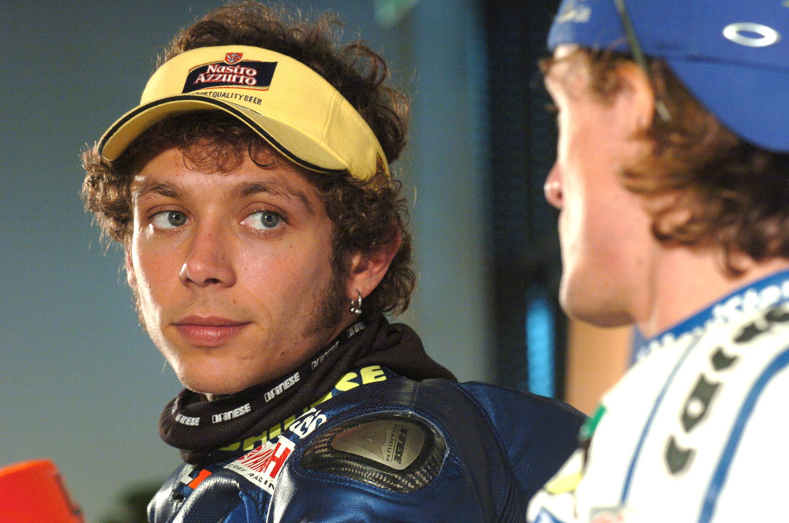 Rossi and gibernau, Dutch MotoGP, 2004