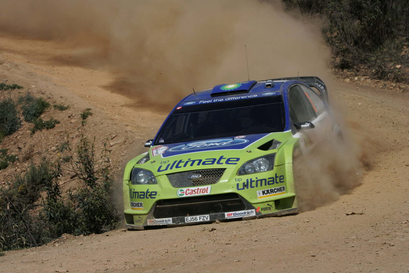 Marcus Gronholm (FIN) / Timo Rautiainen (FIN), BP Ford Focus RS WRC 06. Rally de Portugal, 29th Marc