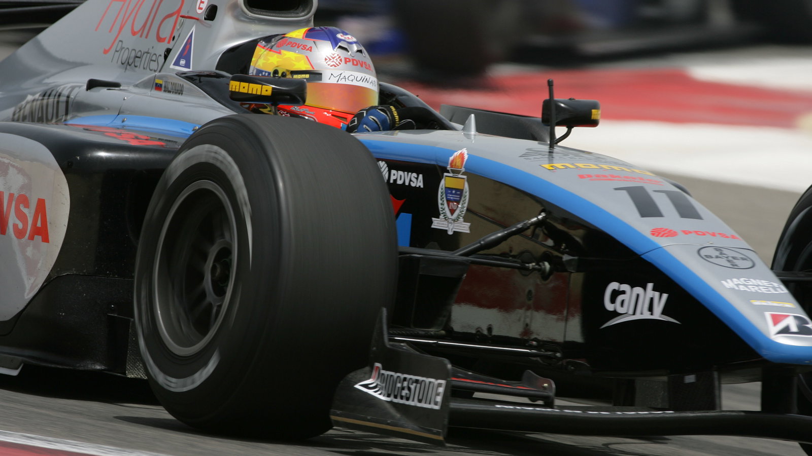 Pastor Maldonado (VEN) Trident Racing, Bahrain GP2, Sakhir, 13-15/4/07