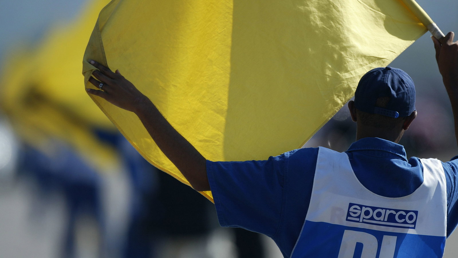 Pit lane marshals, Rio MotoGP, 2004