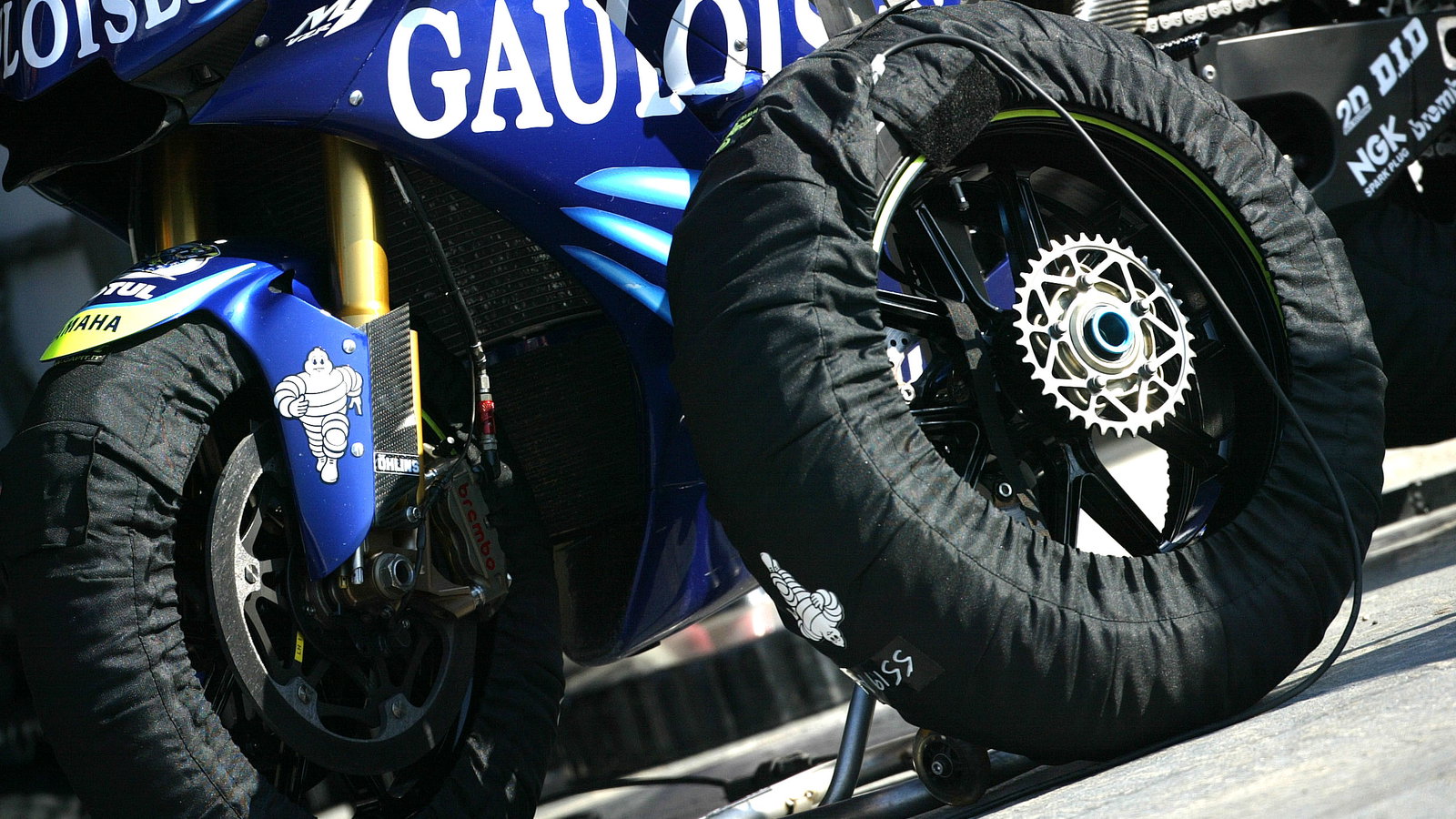 Rossi`s Michelins, Rio MotoGP, 2004
