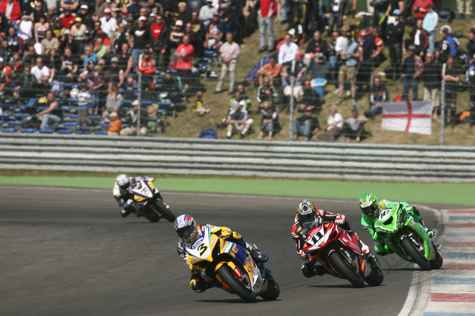 Biaggi, Corser, Assen WSBK Race 1 2007