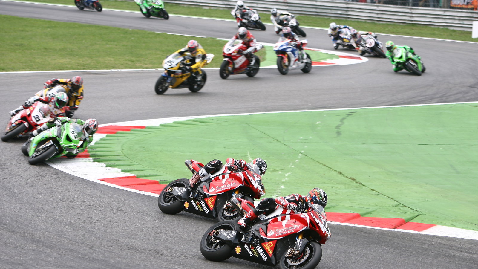 Corser, Haga, Italian WSBK Race 1 2007