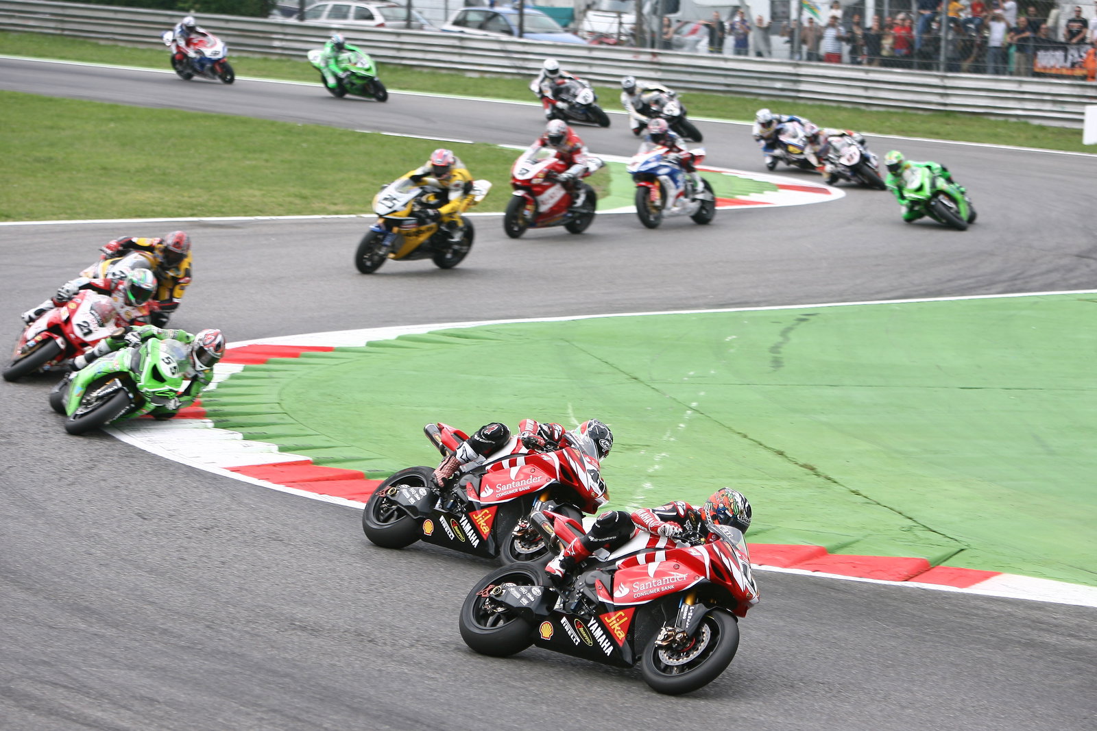 Corser, Haga, Italian WSBK Race 1 2007