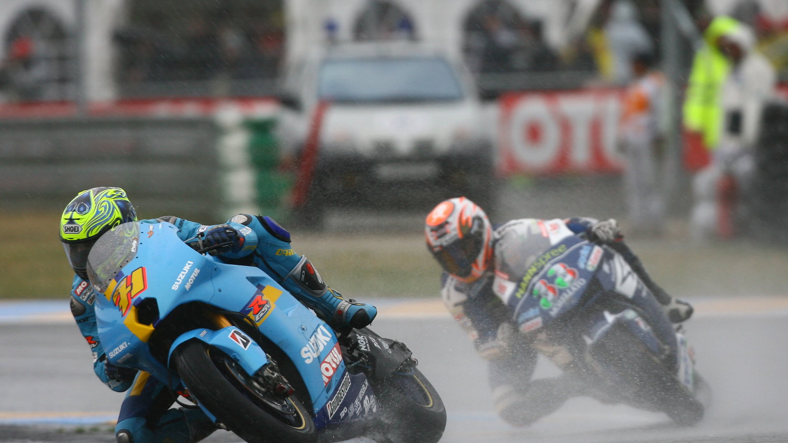 Vermeulen,Melandri, French MotoGP 2007