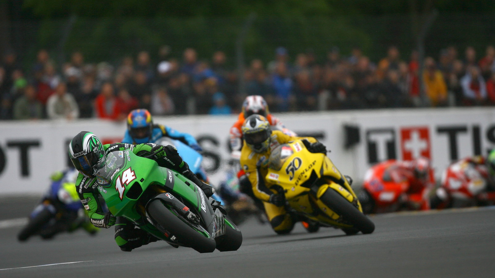 De Puniet, Guintoli, French MotoGP 2007