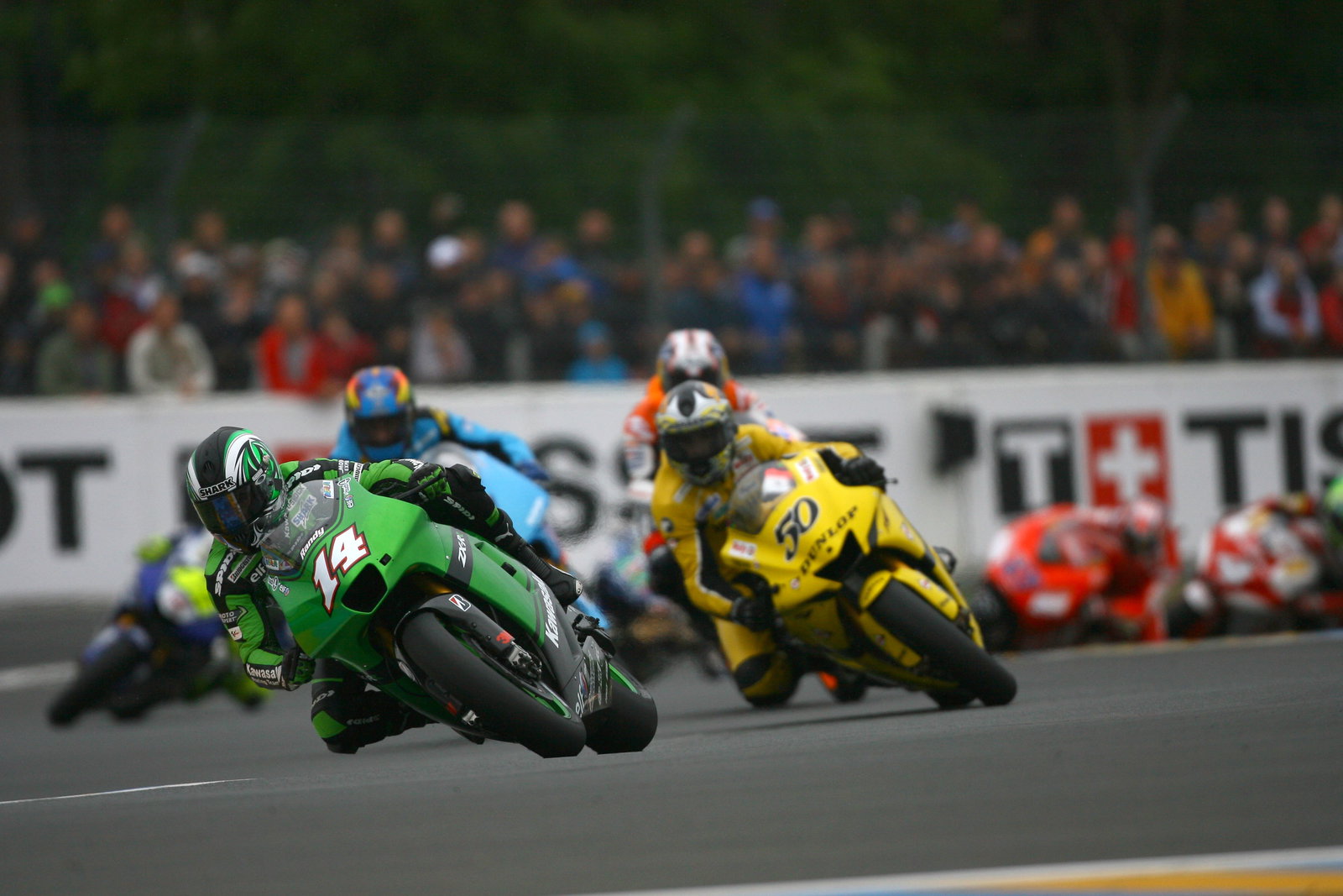 De Puniet, Guintoli, French MotoGP 2007