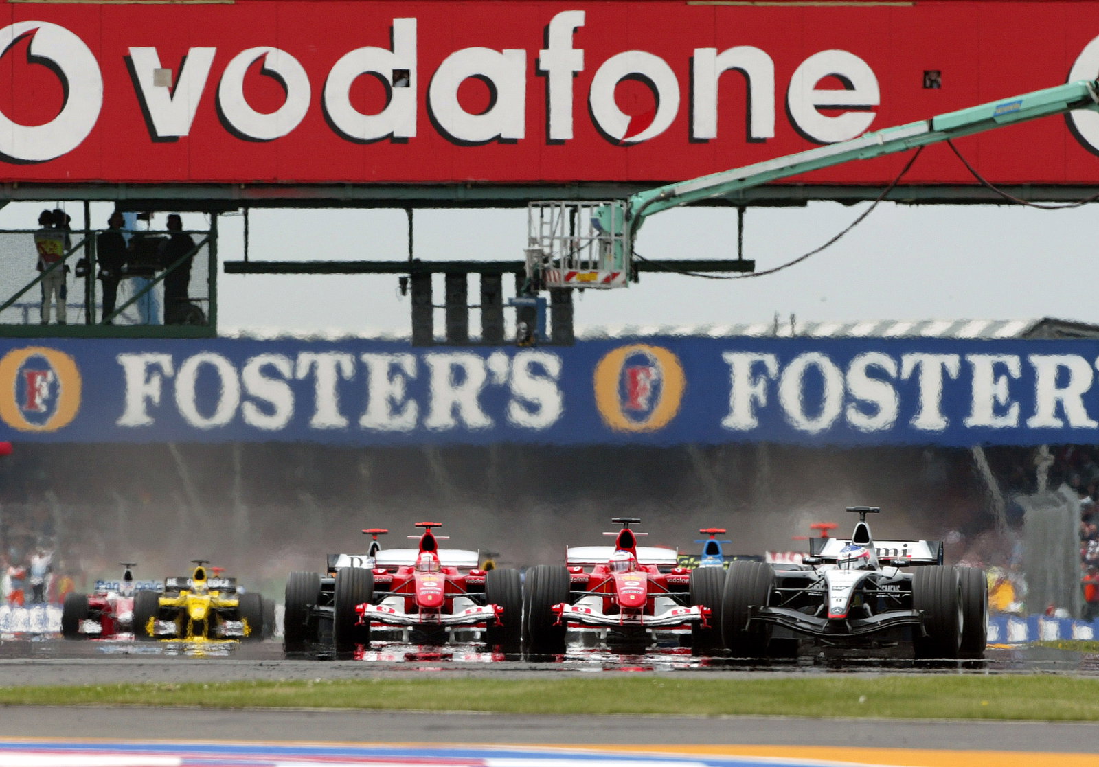 The start of the
2004 British GP