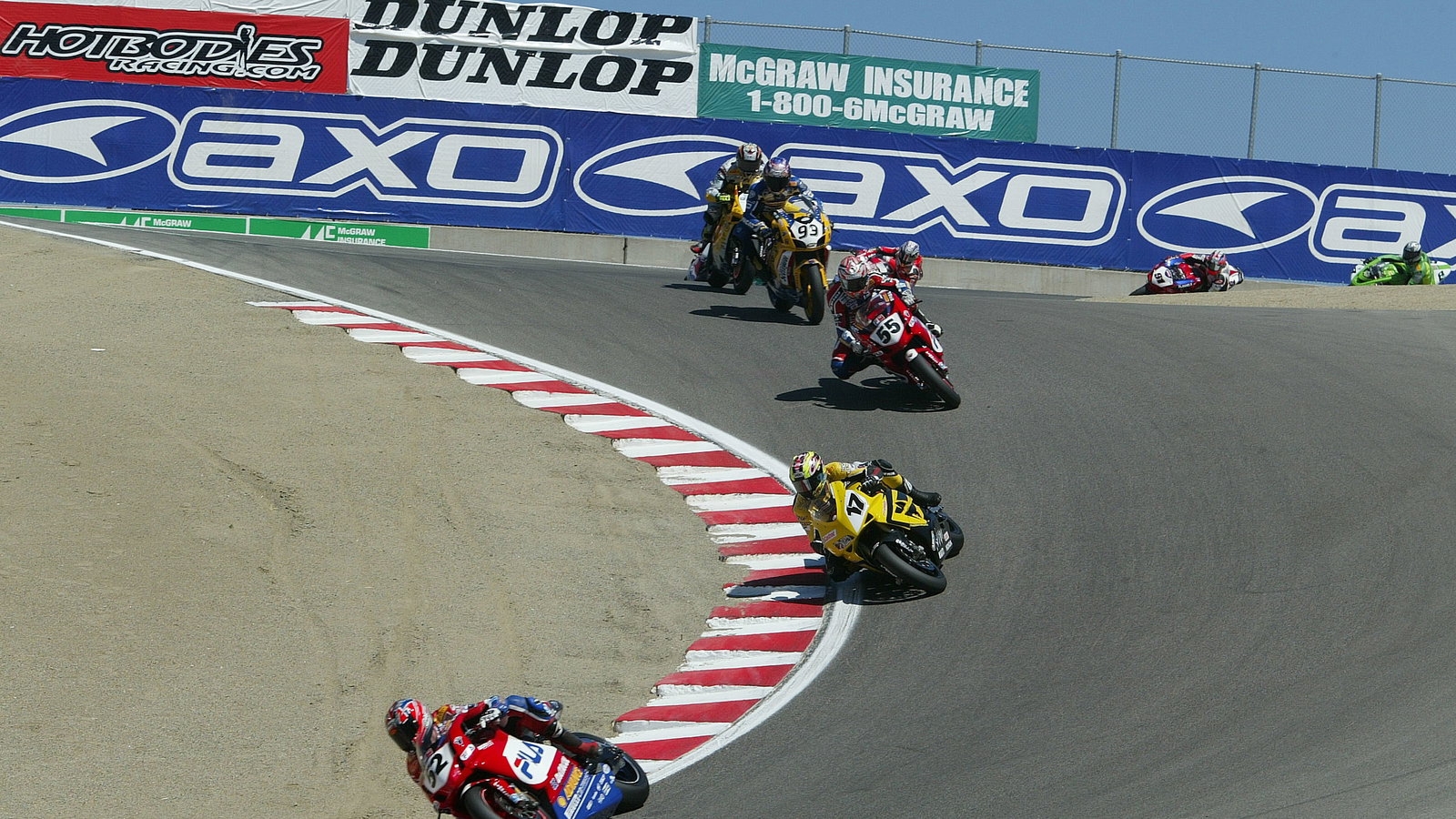 Start, WSBK Race 2 Laguna Seca, 2004
