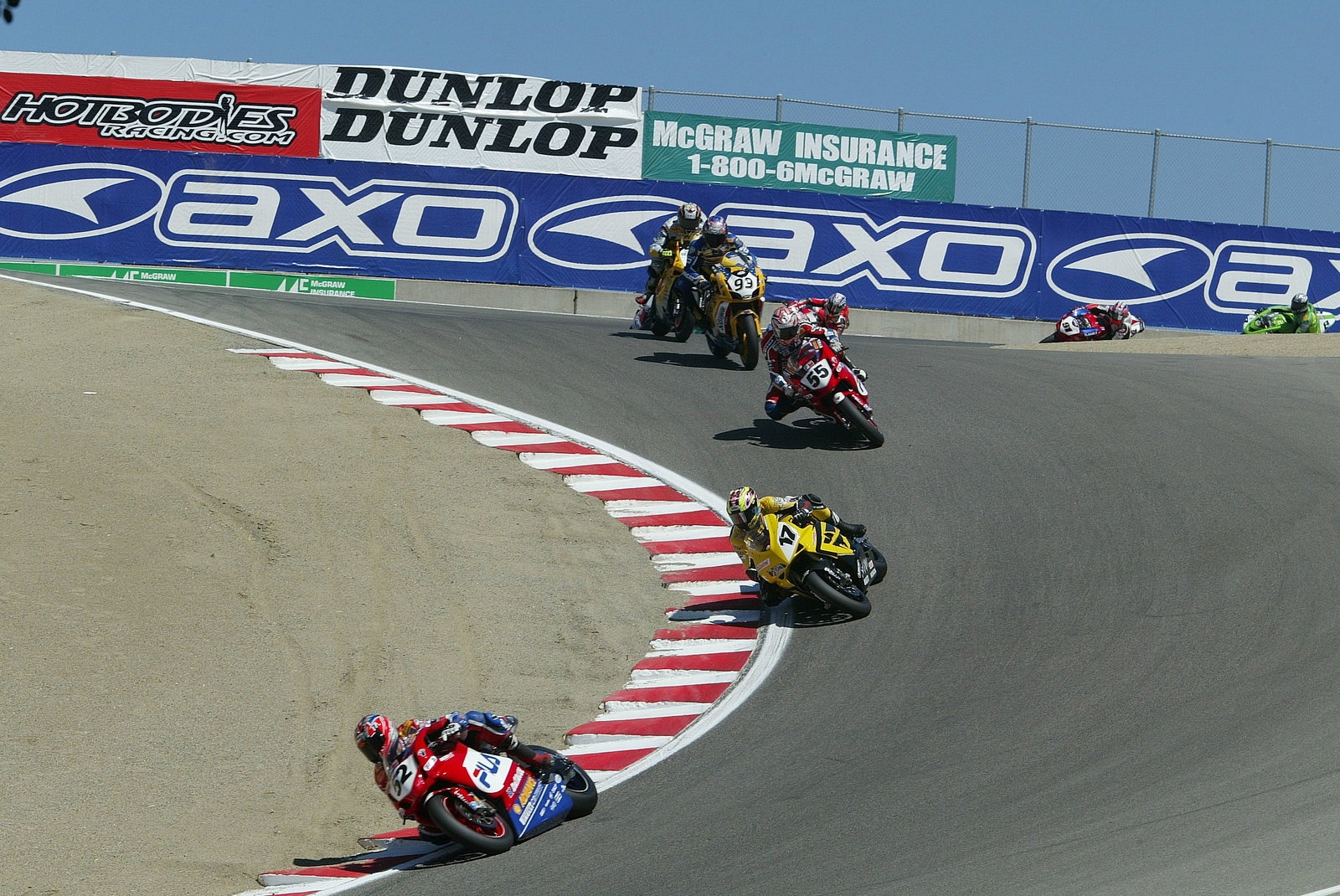 Start, WSBK Race 2 Laguna Seca, 2004