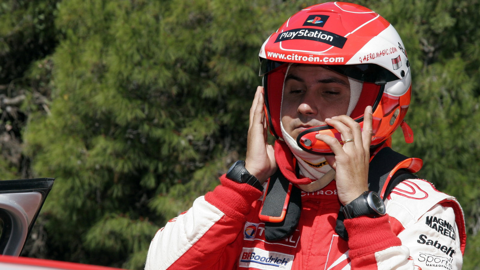 Daniel Elena (MC), Citroen Total WRT C4 WRC. Acropolis Rally of Greece, 31st May - 3rd June 2007.