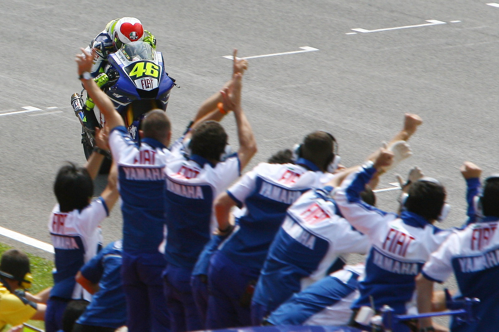 Rossi wins, Italian MotoGP 2007