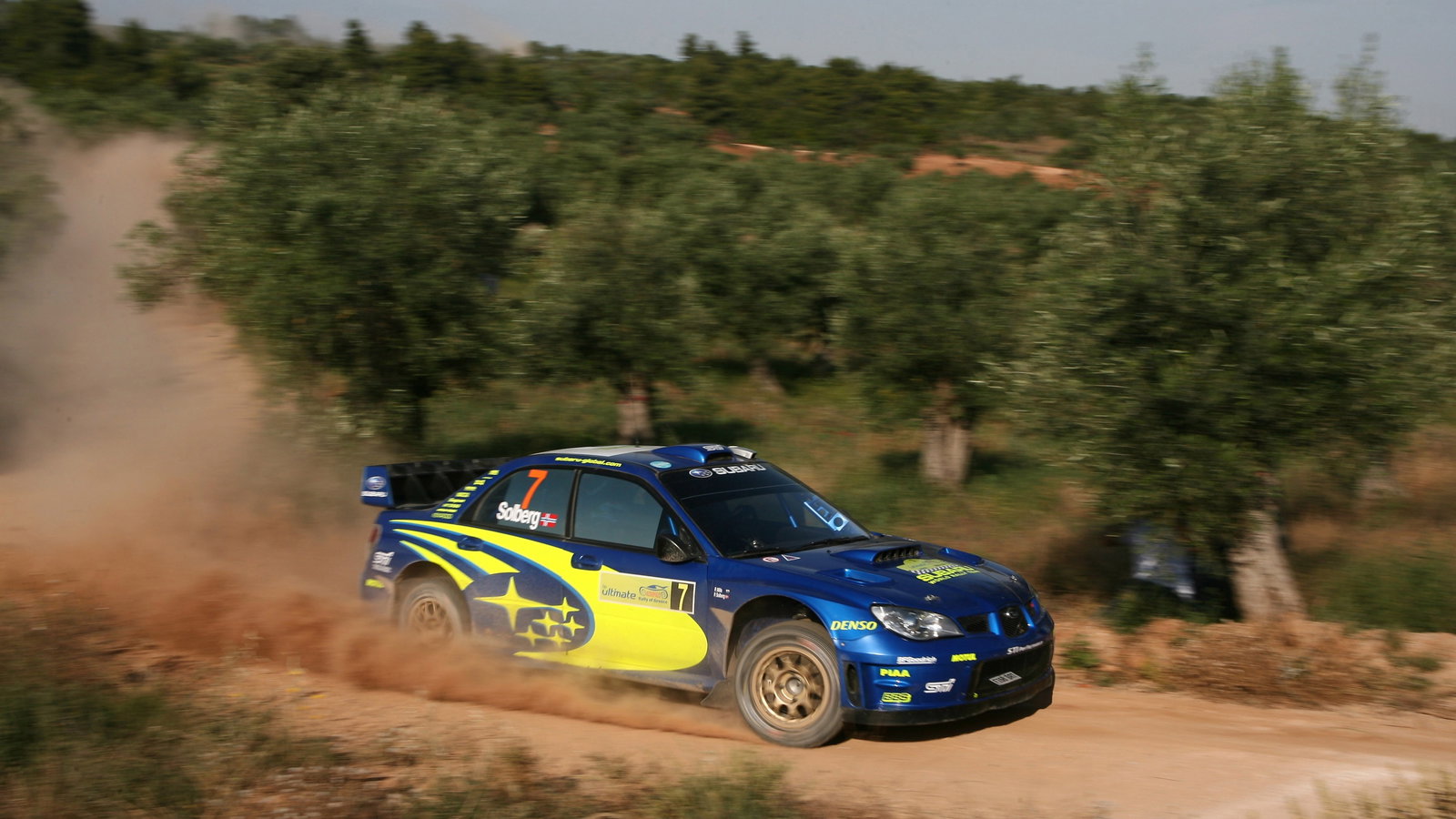 Petter Solberg (NOR) / Phil Mills (GBR), Subaru WRT Impreza WRC 2007. Acropolis Rally of Greece, 31s