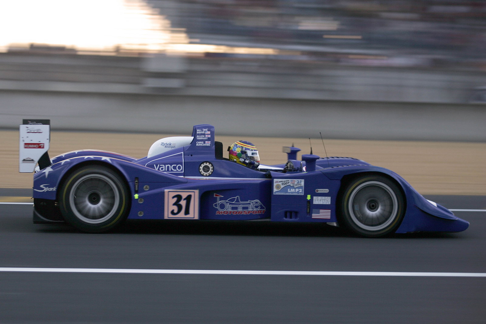 24 Heures du Mans, La Sarthe, France. 16-17th June 2007.#31 B.Binnie (USA), A.Timpany (USA), C. Bunc