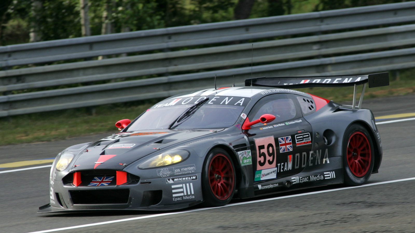 Antonio Garcia (E), Christian Fittipaldi (BR), Jos Menten (NL) - Team Modena Aston Martin DBR9