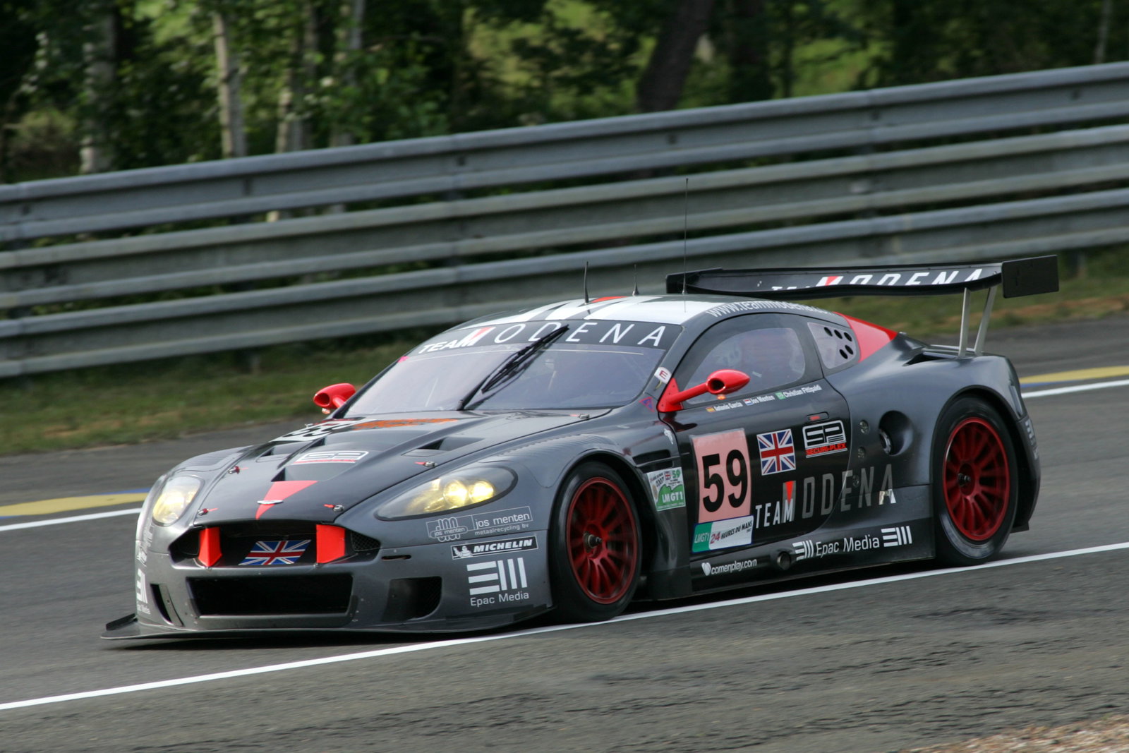 Antonio Garcia (E), Christian Fittipaldi (BR), Jos Menten (NL) - Team Modena Aston Martin DBR9