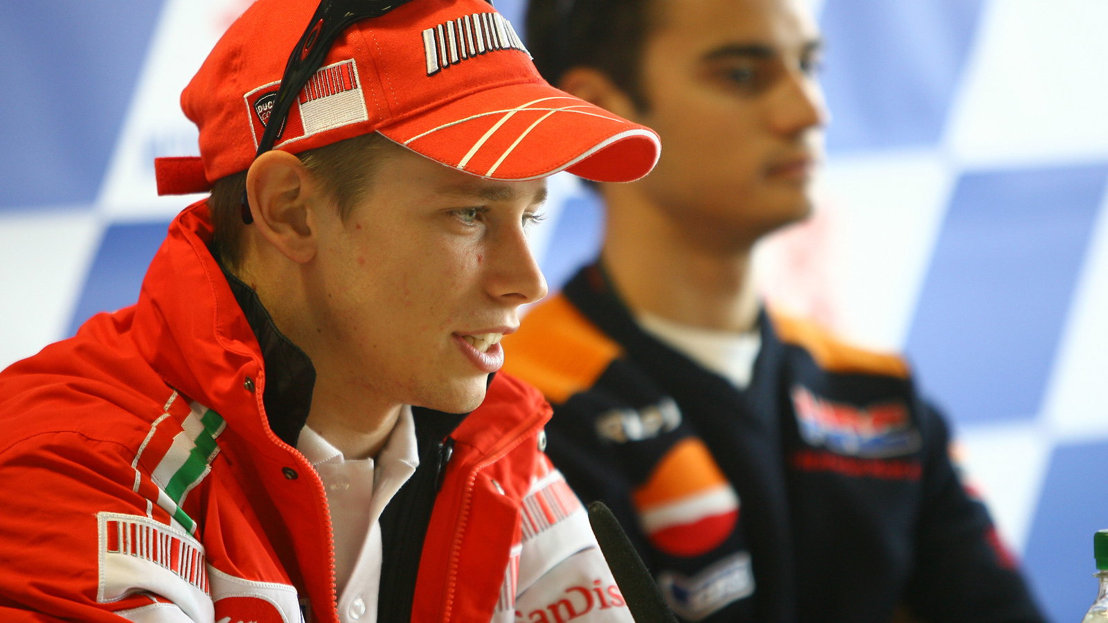 Stoner and Pedrosa, British MotoGP 2007